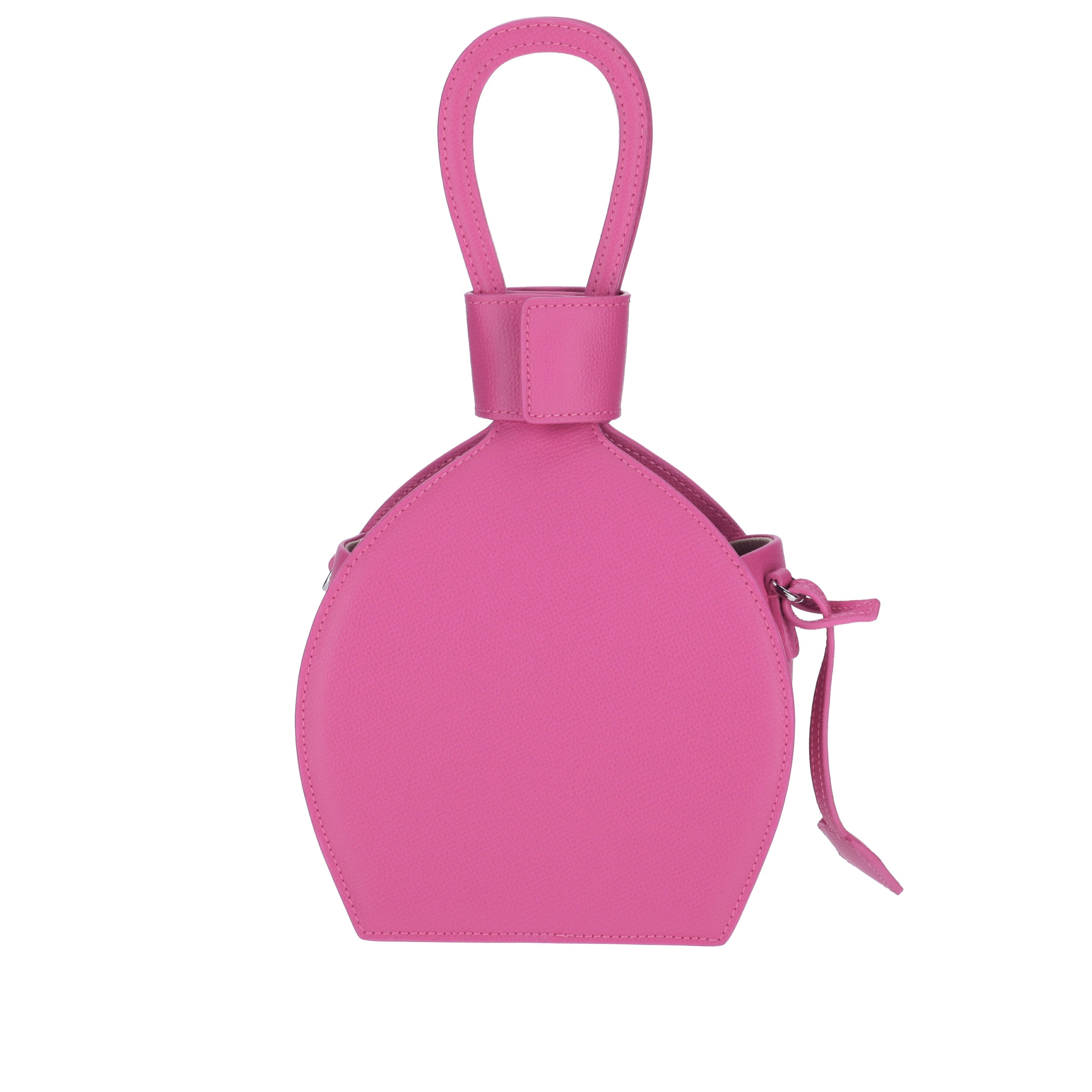 A party bag with ethical leather, ATENA PASSION PURSE-SLING BAG, a hot pink bag, hot pink purse, with minimalist look from MDLR