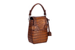 Load image into Gallery viewer, OCTAVIO WHISKEY CROC 4 WAY BACKPACK
