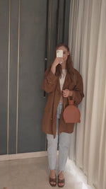 Load and play video in Gallery viewer, ATENA CHOCOLATE PURSE-SLING BAG
