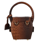 Load image into Gallery viewer, NADA WHISKEY CROC MINI PURSE

