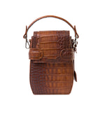 Load image into Gallery viewer, OCTAVIO WHISKEY CROC 4 WAY BACKPACK
