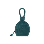 Load image into Gallery viewer, ATENA EMERALD CROC PURSE-SLING BAG
